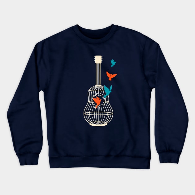 Freedom music Crewneck Sweatshirt by coffeeman